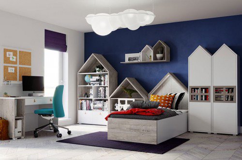 Дитяча DOMINI SZYNAKA Дуб Ріббек / Білий